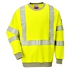 Warnschutz Sweatshirt – flammhemmend - antistatisch Gelb Typ FR72